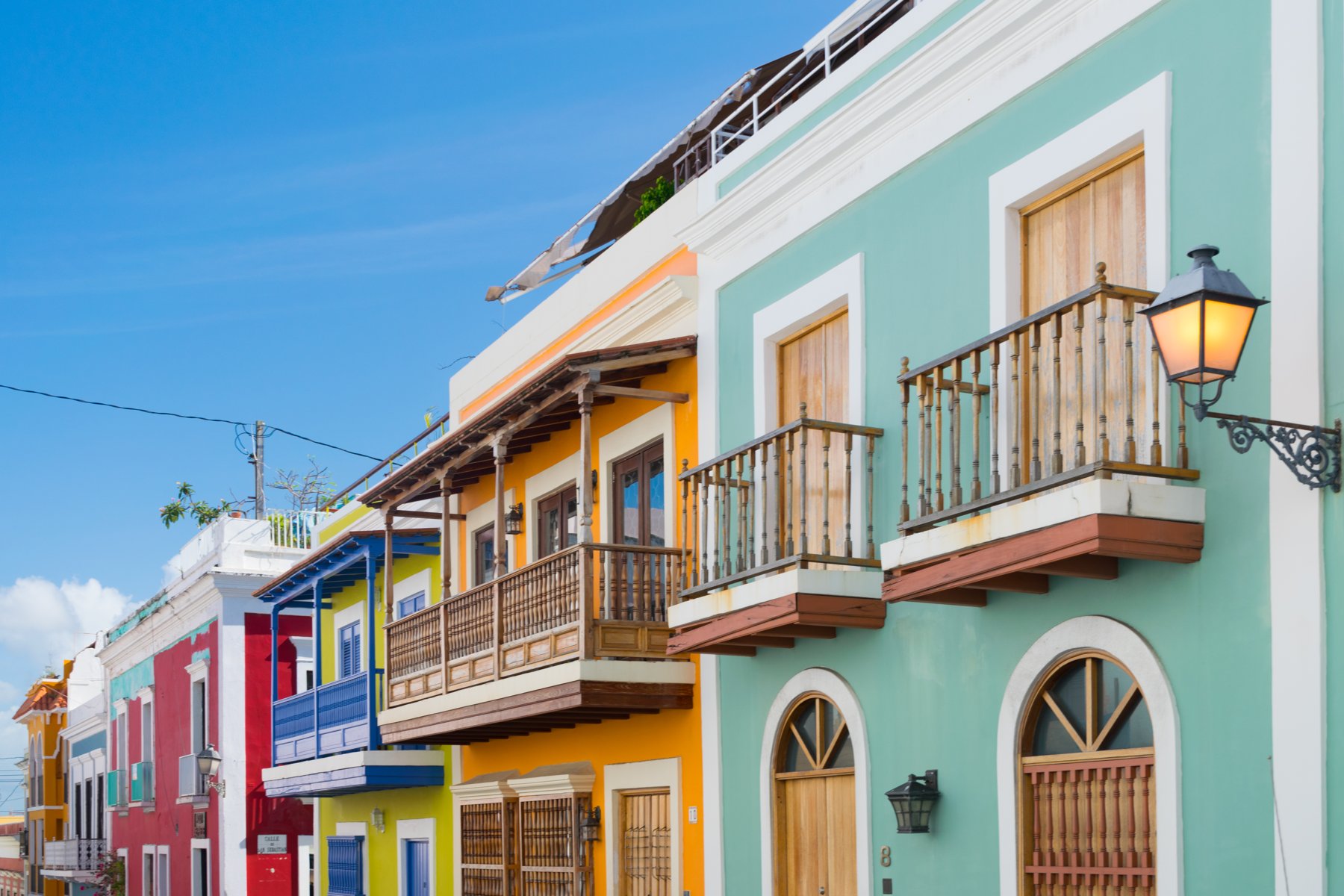 Historic streets and architecture of Old San Juan, Puerto Rico